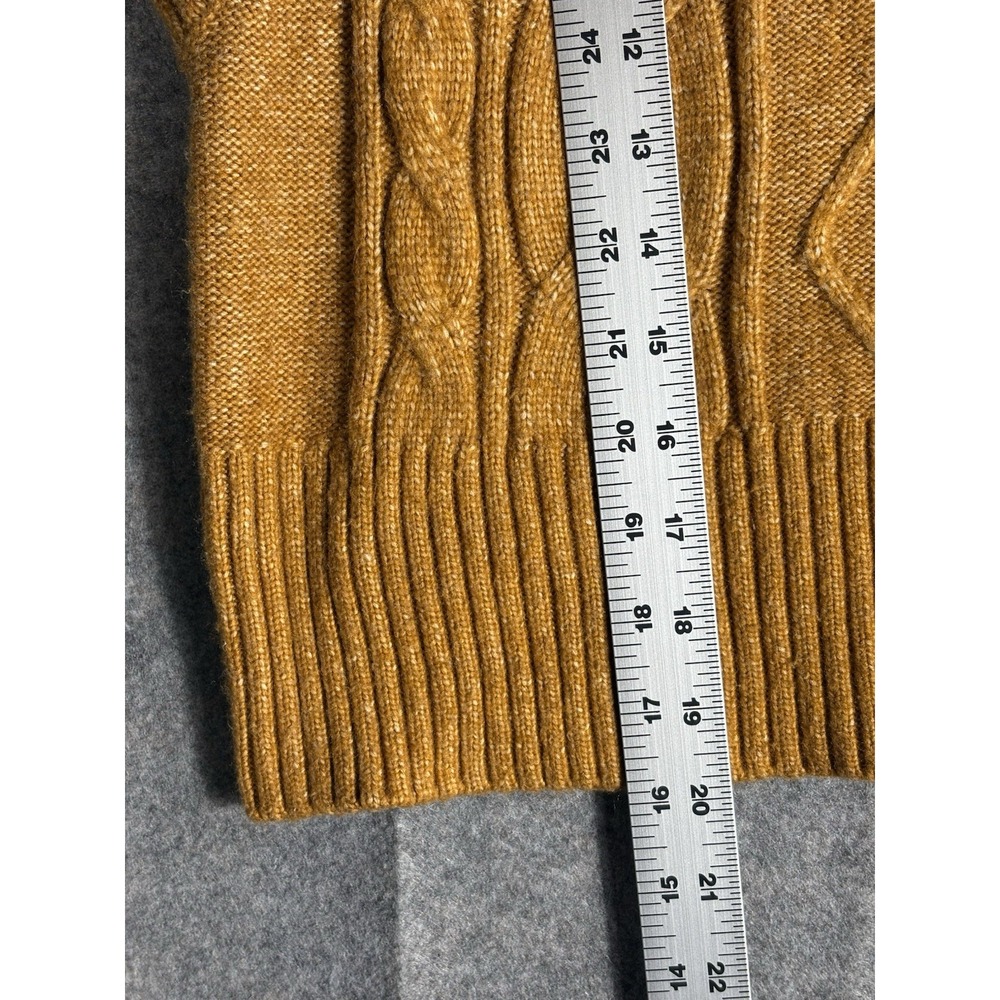 SINCERELY JULES‎ Cropped Boxy Cable Knit Sweater Vest Sz M Academia - Picture 5 of 8
